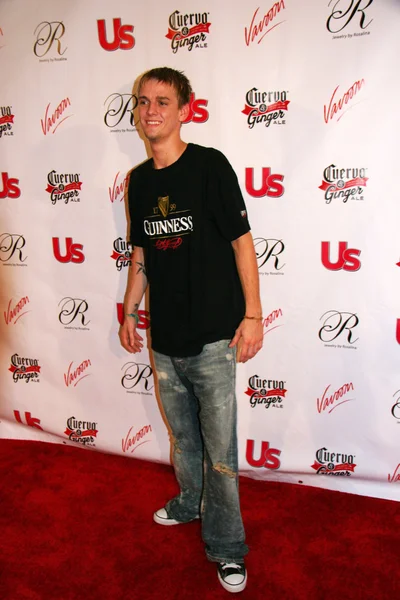 Aaron Carter di MTV Video Music Awards 2005 US Weekly Party. Sagamore Hotel, Miami, FL. 08-27-05 — Stok Foto