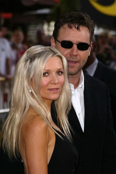Russell Crowe et son épouse Danielle Spencer — Photo