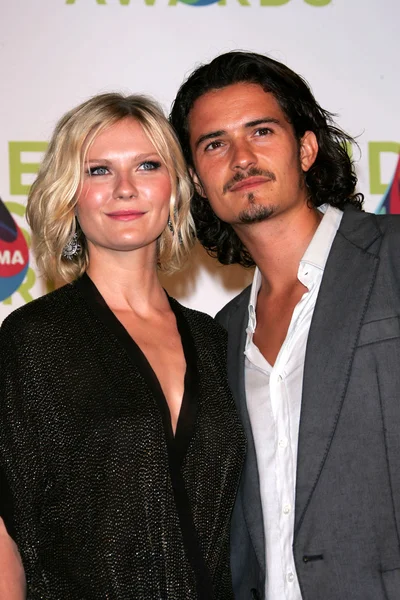 Kirsten Dunst and Orlando Bloom — Stock Photo, Image