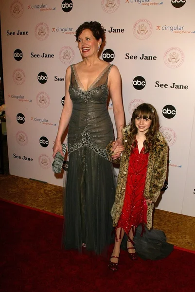 Geena Davis and Jasmine Jessica Anthony — Stok fotoğraf