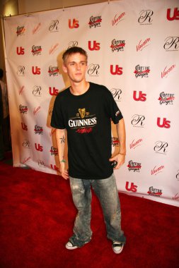 Aaron carter, 2005 mtv video müzik bize haftalık parti ödüller. Sagamore hotel, miami, FL 08-27-05
