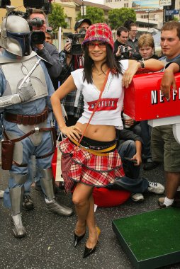 Bai ling ve eetflix star wars hayranları için dvd Rölyef teslim