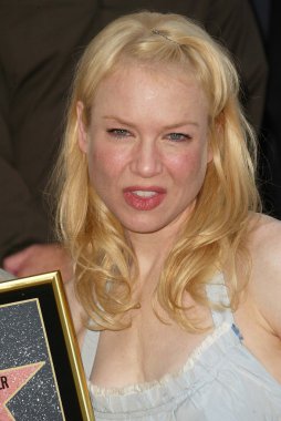 Renee zellweger yıldızı hollywood Şöhret Kaldırımı