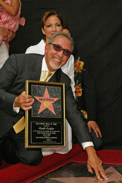 Emilio Estefan удостоєний зірки на Голлівудській алеї слави — стокове фото