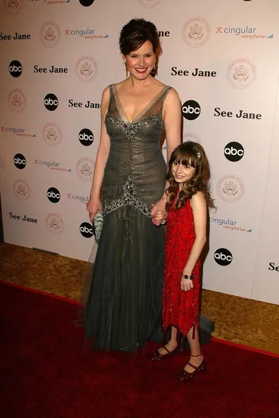 Geena Davis and Jasmine Jessica Anthony — Stok fotoğraf