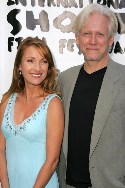 Jane Seymour y Bruce Davidson — Foto de Stock