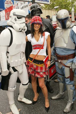 Bai ling ve eetflix star wars hayranları için dvd Rölyef teslim