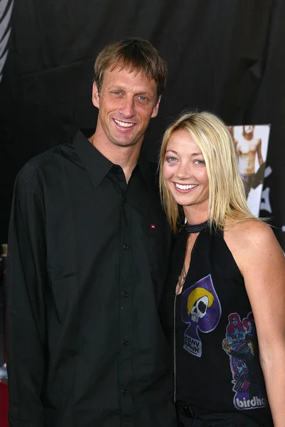 Tony Hawk e Lhotse Merriam — Fotografia de Stock