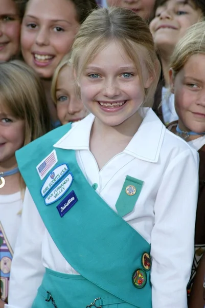 Dakota Fanning Girl Scouts Of The USA Inducción — Foto de Stock