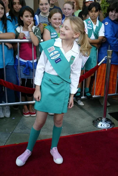 Dakota Fanning Girl Scouts dos EUA Indução — Fotografia de Stock