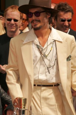 Johnny depp el ve ayak izi töreni