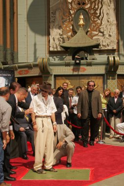 Johnny depp el ve ayak izi töreni