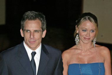 Ben stiller ve karısı christine taylor