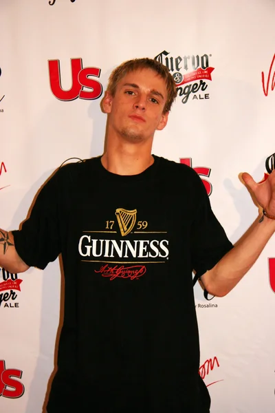 Aaron Carter di MTV Video Music Awards 2005 US Weekly Party. Sagamore Hotel, Miami, FL. 08-27-05 — Stok Foto