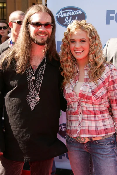 Bo Bice, Carrie Underwood — Stockfoto