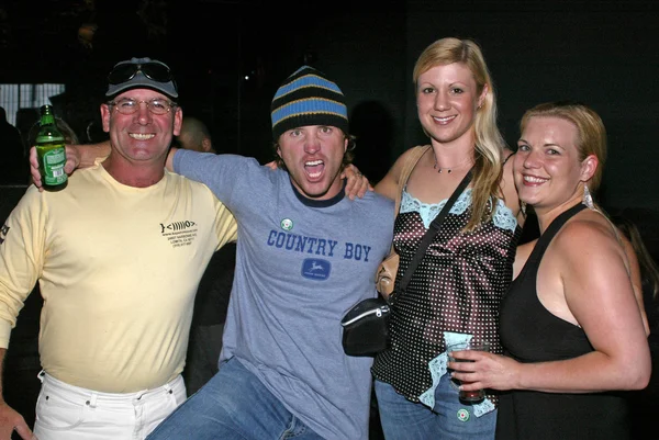 "Frosty, Heidi and Frank" Martini Mingle at the RocBar — Stock Photo, Image