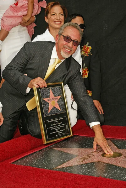 emilio estefan hollywood Şöhret Kaldırımı'nda bir yıldız ile onur