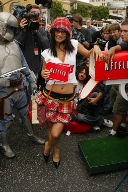 Bai ling ve eetflix star wars hayranları için dvd Rölyef teslim