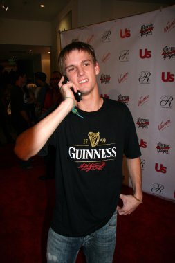 Aaron carter, 2005 mtv video müzik bize haftalık parti ödüller. Sagamore hotel, miami, FL 08-27-05