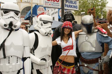 Bai ling ve eetflix star wars hayranları için dvd Rölyef teslim
