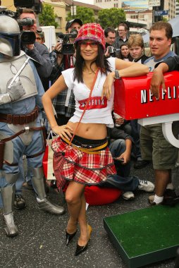 Bai ling ve eetflix star wars hayranları için dvd Rölyef teslim