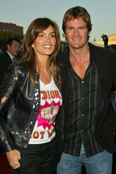 Cindy crawford och rande gerber — Stockfoto