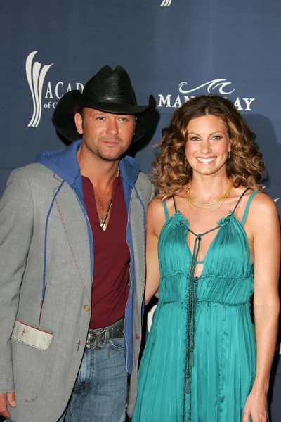 Tim McGraw and wife Faith Hill — Stock Photo, Image