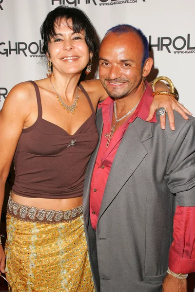 Maria conchita alonso i sergio lopez — Zdjęcie stockowe