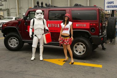 Bai ling ve eetflix star wars hayranları için dvd Rölyef teslim