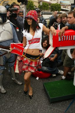 Bai ling ve eetflix star wars hayranları için dvd Rölyef teslim