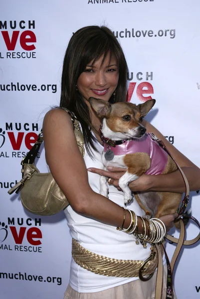 Kelly Hu en Much Love Animal Rescues 4th Annual Celebrity Comedy Benefit. Laugh Factory, Los Ángeles, CA. 08-10-05 — Foto de Stock