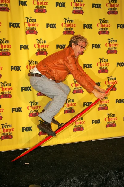 Andy in the Press Room — Stock Photo, Image