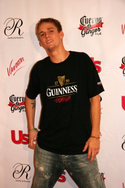 Aaron carter, 2005 mtv video müzik bize haftalık parti ödüller. Sagamore hotel, miami, FL 08-27-05