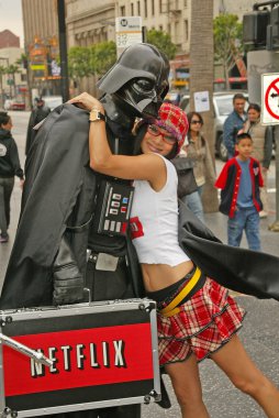 Bai ling ve eetflix star wars hayranları için dvd Rölyef teslim