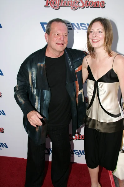Terry Gilliam e amigo — Fotografia de Stock