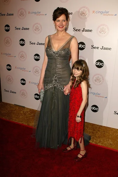 Geena Davis and Jasmine Jessica Anthony — Stok fotoğraf