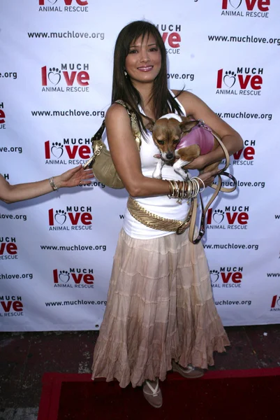 Kelly hu at much love animal rettet 4. jährliche Promi-Comedy-Benefiz. Lachfabrik, los angeles, ca. 08-10-05 — Stockfoto