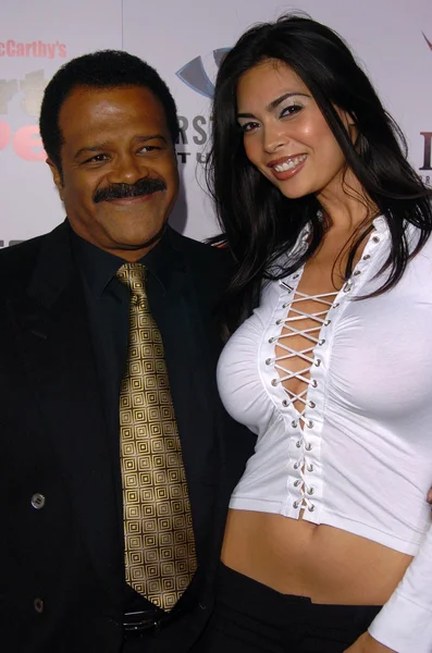 Ted lange och tera patrick — Stockfoto