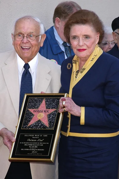 Patricia neal ster op de hollywood walk van roem — Stockfoto