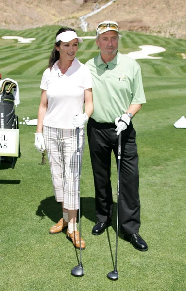 Catherine Zeta-Jones y Michael Douglas — Foto de Stock