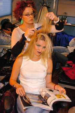 Kiera chaplin siyah dizi etiket Society'nin yeni video klip intihar Mesih, long beach, ca 01-16-05