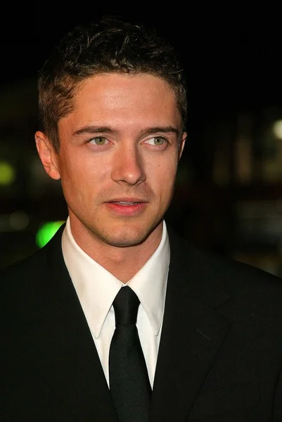 Topher Grace Przewodniczący — Zdjęcie stockowe