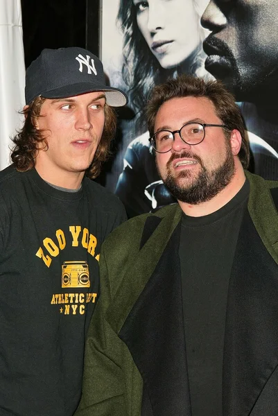 Kevin Smith and Jason Mewes At the Blade Trinity Los Angeles Premiere, Graumans Chinese Theatre, Hollywood, CA 12-07-04 — Stock Photo, Image