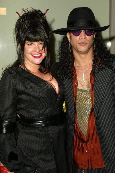 Slash e moglie Perla — Foto Stock