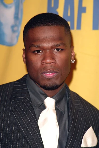 50 cent op de 13e annual bafta la britannia awards, beverly hilton hotel, beverly hills, ca 11-04-04 — Stockfoto