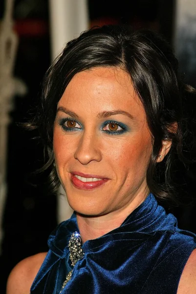 Alanis Morissette At the Blade Trinity Los Angeles Premiere, Graumans Chinese Theatre, Hollywood, CA 12-07-04 — Stock Photo, Image