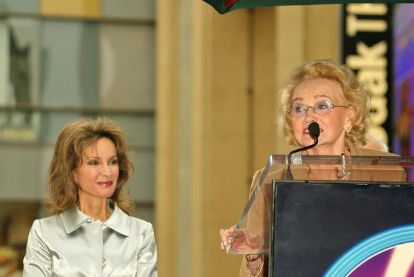 Susan lucci och agnes nixon — Stockfoto