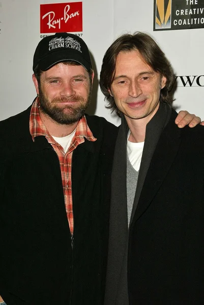 Sean astin och robert carlyle — Stockfoto