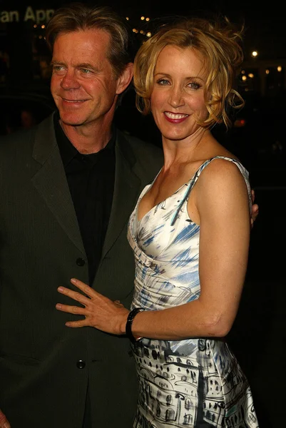 William h. macy och felicity huffman — Stockfoto