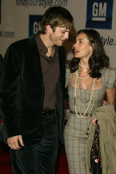 Ashton Kutcher e Demi Moore — Foto Stock